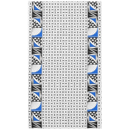 104" Südwestsonnenaufgang in Blau Tischdecke