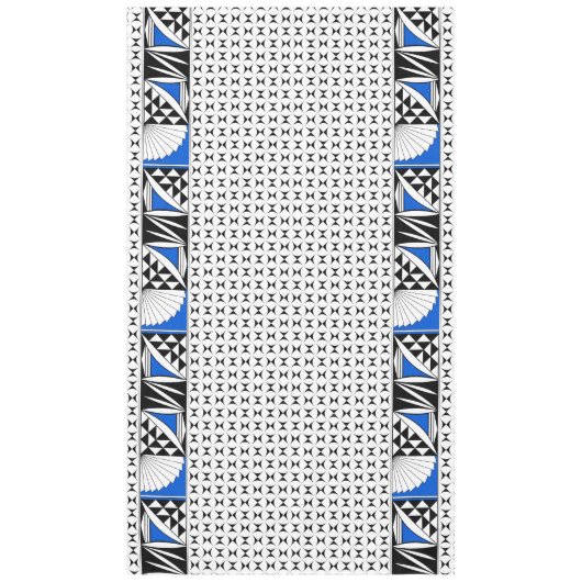 104" Südwestsonnenaufgang in Blau Tischdecke (Vorderseite)