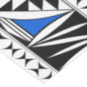 104" Südwestsonnenaufgang in Blau Tischdecke (Schrägansicht)