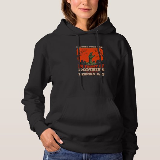 10548100009^Push You In Zombies To Save My Birman  Hoodie (Vorderseite)