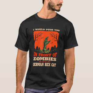 10548100048^Stoß dich in Zombies, um meine deutsch T-Shirt