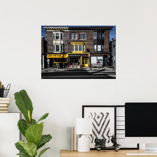 1056 - 1060 Gerrard St E 2 Farbversion Poster (Heimbüro)