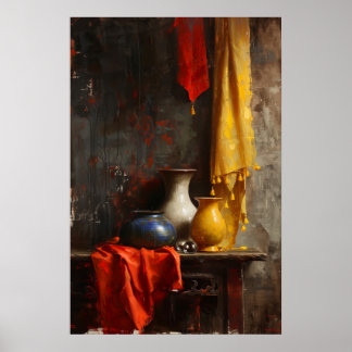 1057 Drei Vasen Poster