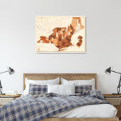 105 Diphtherie, Gruppe NY, NJ, New England Leinwanddruck (Insitu (Schlafzimmer))