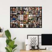 105 Foto Collage Erinnerung Poster (Heimbüro)