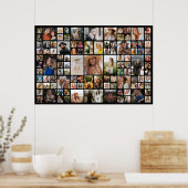 105 Foto Collage Erinnerung Poster (Küche)