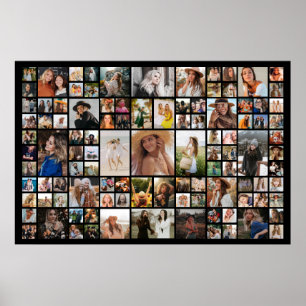 105 Foto Collage Erinnerung Poster