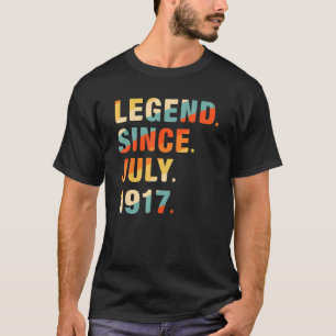 105. Geburtstag 105 Jahre alte Legende seit 19. Ju T-Shirt