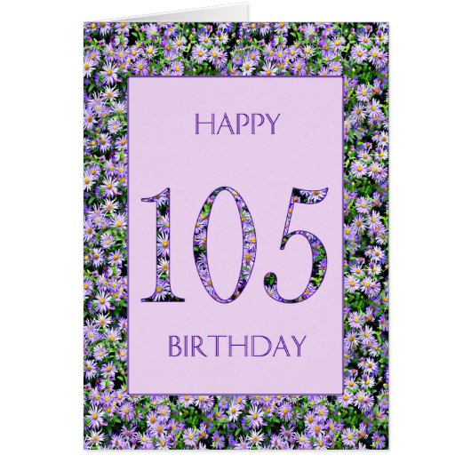 105. Geburtstag Lila Tageszeitung (Vorne)