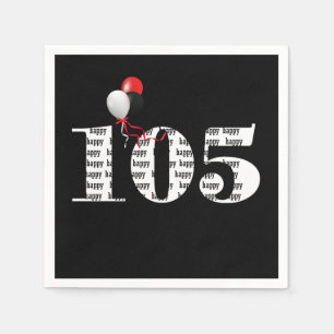 105. Geburtstagsballons Serviette