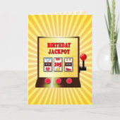 105. Geburtstagssteckkarte Karte (Vorderseite)