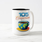 105 Gespräche Zwei-Ton Tasse (VorderseiteRechts)