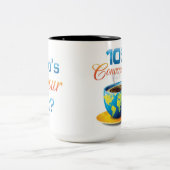 105 Gespräche Zwei-Ton Tasse (Mittel)