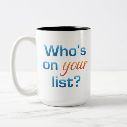 105 Gespräche Zwei-Ton Tasse (Links)