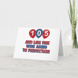 105. Lebensjahr Karte