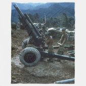 105 mm HOWITZER 2 Fleece Blanket (Vorderseite)
