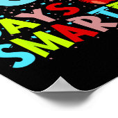 105 Tage intelligenter Lehrer oder Student 100. Poster (Ecke)