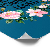 105 Years Loved Women Men 105 Years Old Cool 105th Poster (Ecke)