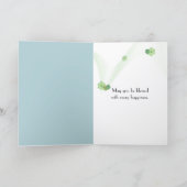 105th Birthday White Daisy Garden Karte (Innenseite)