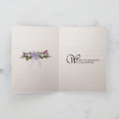 105th Geburtstagskarte mit alstromeria Karte (Innenseite)