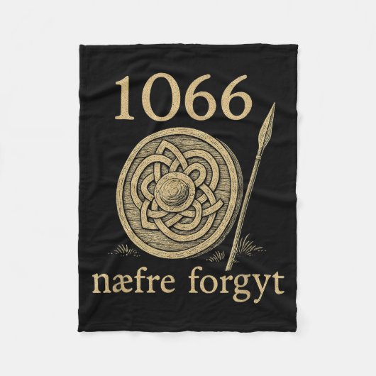1066 Naefre Forgyt Never Forget Viking England His Fleecedecke (Vorderseite)