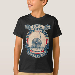 1066 Naefre Vergiss Nie Vergiss Viking England Vin T-Shirt