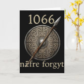 1066 Naefre Vergiss Nie Viking England Sein Karte (Gelbe Blume)