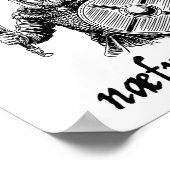 1066 Never Forget Naefre Forgyt Funny English Hist Poster (Ecke)