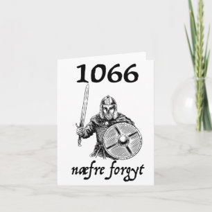 1066 Niemals vergessen Naefre Vergiss Lustige engl Karte
