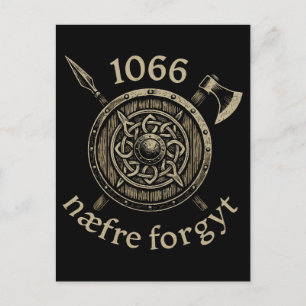 1066 Wikinger-Erbe Nie Vergessen Feiertagspostkarte