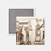 1066 wurde der Komet in England ein Omen gesehen Magnet (Vorderseite/Rückseite)