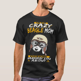 106 Ich bin die verrückte Beagle-Mama T-Shirt