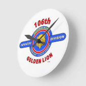 106. INFANTRY-ABTEILUNG "GOLDEN LION" RUNDE WANDUHR (Winkel)