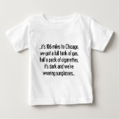 106 Meilen zu Chicago Baby T-shirt (Vorderseite)