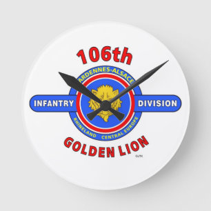 106TH INFANTERIEDIVISION "GOLDENER LÖWE " RUNDE WANDUHR