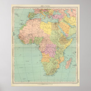 10708 Afrika-Politik Poster