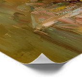 1071 Blume und Äpfel im Herbst Poster (Ecke)