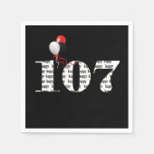107. Geburtstagsballons Serviette (Vorderseite)