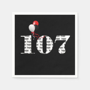 107. Geburtstagsballons Serviette