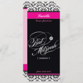 107 Jodene - BAT MITZVAH EINLADUNGEN :: Zeremonie (Vorne/Hinten)