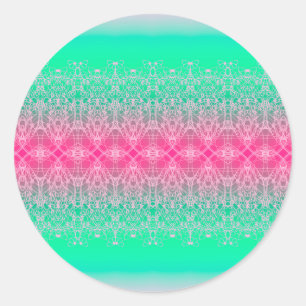 107 RUNDER AUFKLEBER