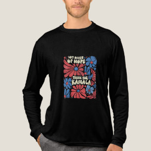 107 Tage der Hoffnung danke kamala Groovy Tri-Blend Shirt