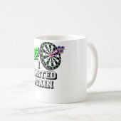 1080 Dart Darts Triple 20 Darten Kaffeetasse (VorderseiteRechts)