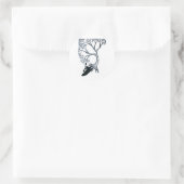 1080 RUNDER AUFKLEBER (Tasche)