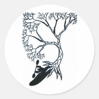 1080 RUNDER AUFKLEBER