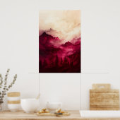 1083 Dreamy Serenity Poster (Küche)