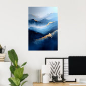 1087 Dreamy Serenity Poster (Heimbüro)