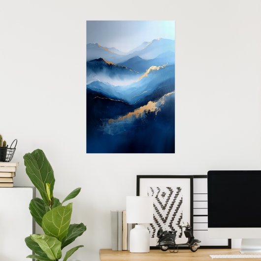 1087 Dreamy Serenity Poster (Heimbüro)