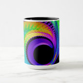 108-39 metallischer Regenbogenhalbmondmond Tasse (Zentrum)