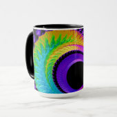 108-39 metallischer Regenbogenhalbmondmond Tasse (Vorderseite Links)